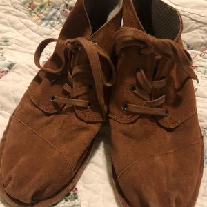 Mens TOMS High top Canvas Shoes